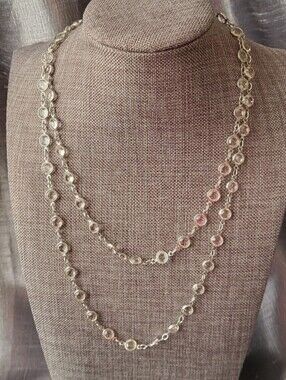 Touchstone Crystal by Swarovski Chanelle Necklace Crystal Rhodium Plating